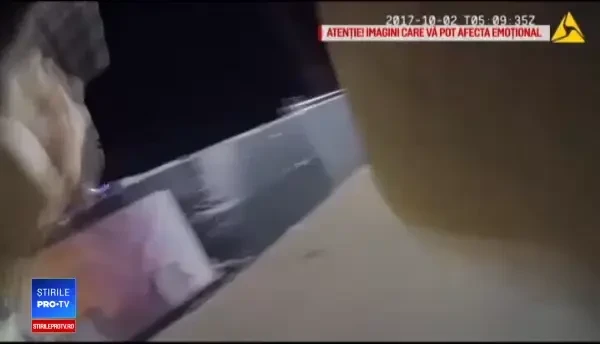 Imagini bodycam cu modul în care a acționat poliția din Vegas. Au ajuns la atacator în 72 de minute