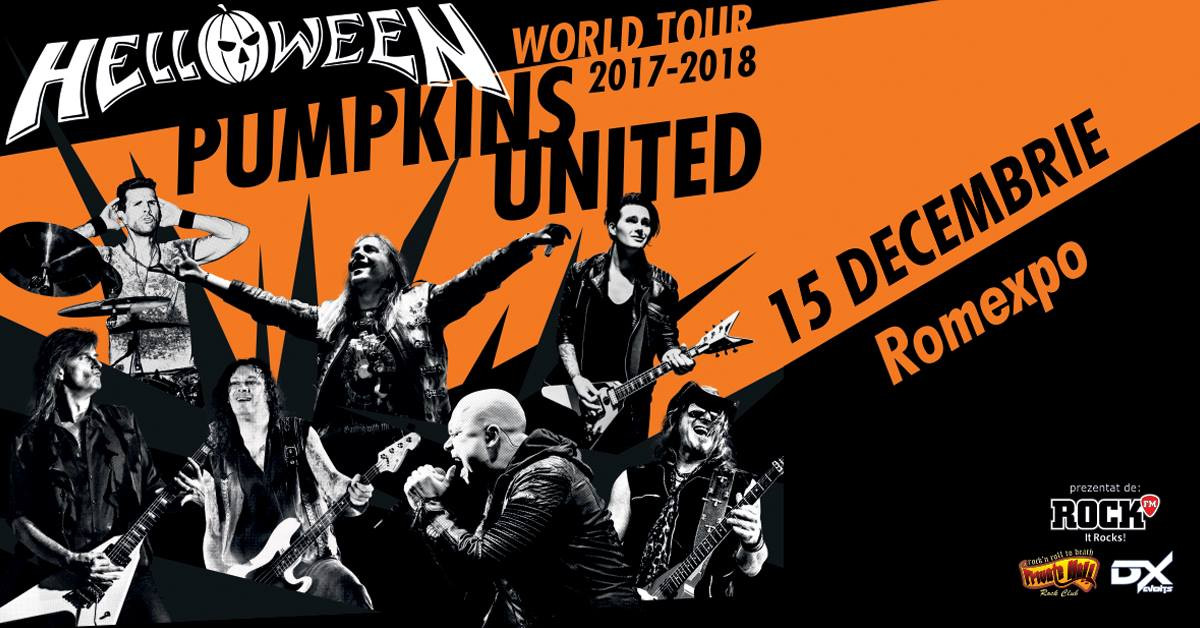 Concert Helloween la Romexpo, pe 15 decembrie. Mesaj VIDEO de la Michael Kiske şi Andi Deris