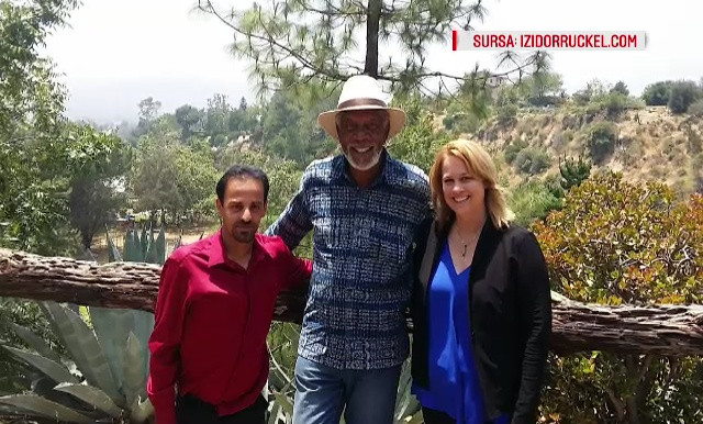 Românul care l-a impresionat pe Morgan Freeman. Au luat prânzul și au făcut un interviu