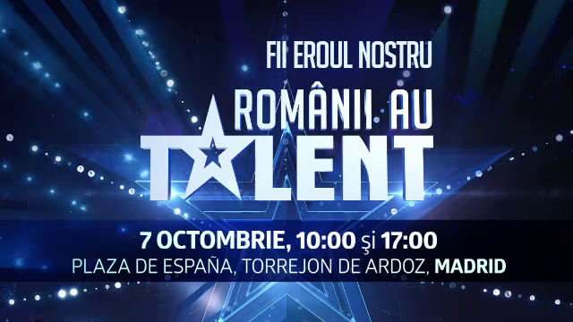Caravana „Românii au talent”, în Madrid. Românii sunt așteptați la preselecții