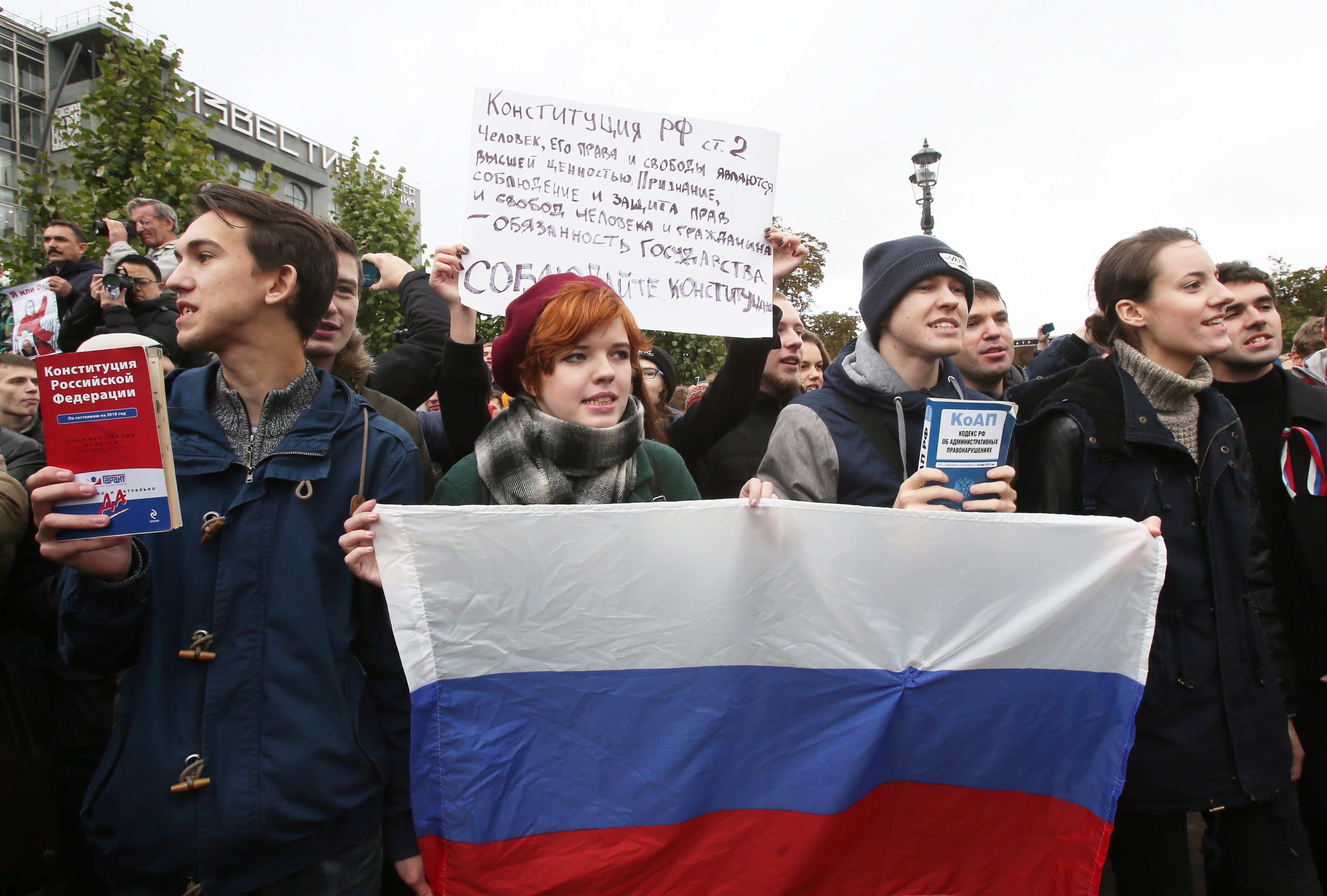 Vladimir Putin, ”sărbătorit” de opozanți de ziua sa cu o manifestație în Moscova