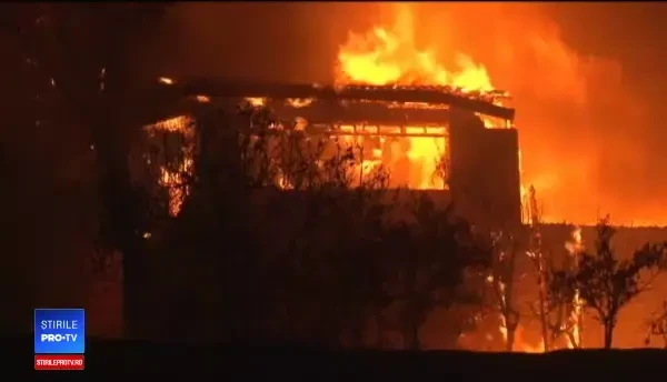 Incendii de vegetație în SUA: cel puțin 11 persoane au murit, iar alte 100 sunt grav rănite