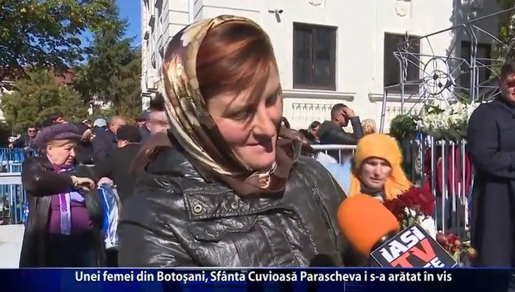 Unei femei din Botoşani, Sfânta Cuvioasă Parascheva i s-a arătat în vis. VIDEO