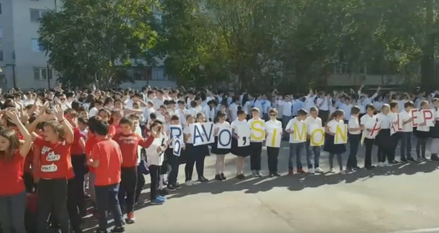 Mesajul elevilor de la şcoala unde a învăţat Simona Halep. "A pornit de la zero"