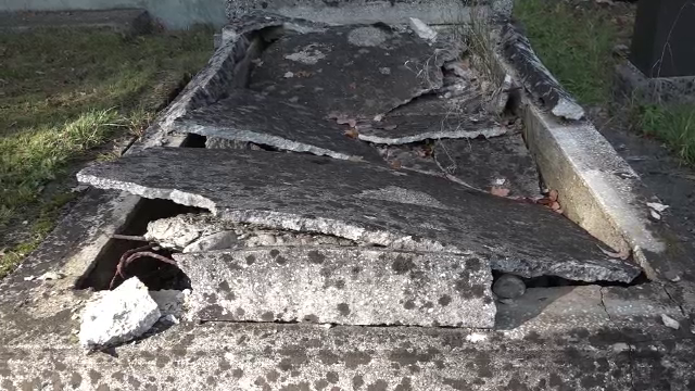 Cimitir vandalizat de către mai mulţi tineri. " "De 27 de ani suntem aici şi nicioadata nu s-a întâmplată aşa ceva"