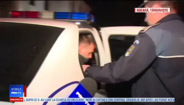 Scandal într-o cafenea din Târgovişte. Au furat un pistol cu bile şi au tras un foc în aer