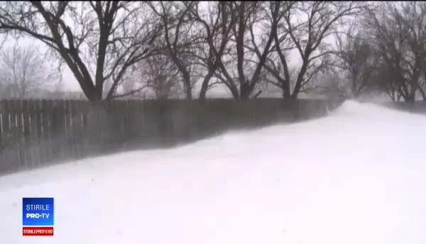 Drumurile din țară, nesigure în cazul unui viscol. Perdelele forestiere trebuiau înființate încă din 1998