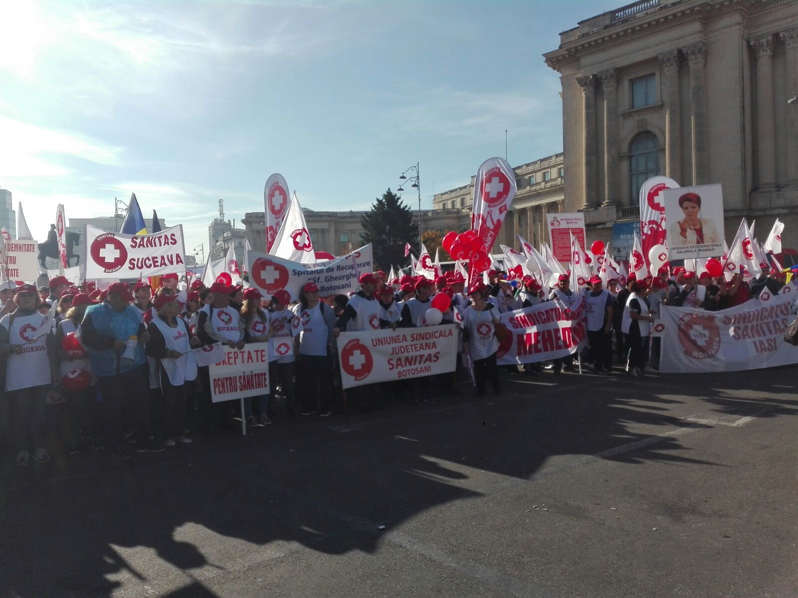 SANITAS anunță miting cu peste 10.000 de participanţi în București. Care sunt nemulțumirile