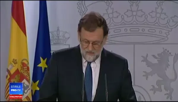 Premierul Spaniei anunță activarea articolului 155 din Constituție și alegeri regionale în Catalonia