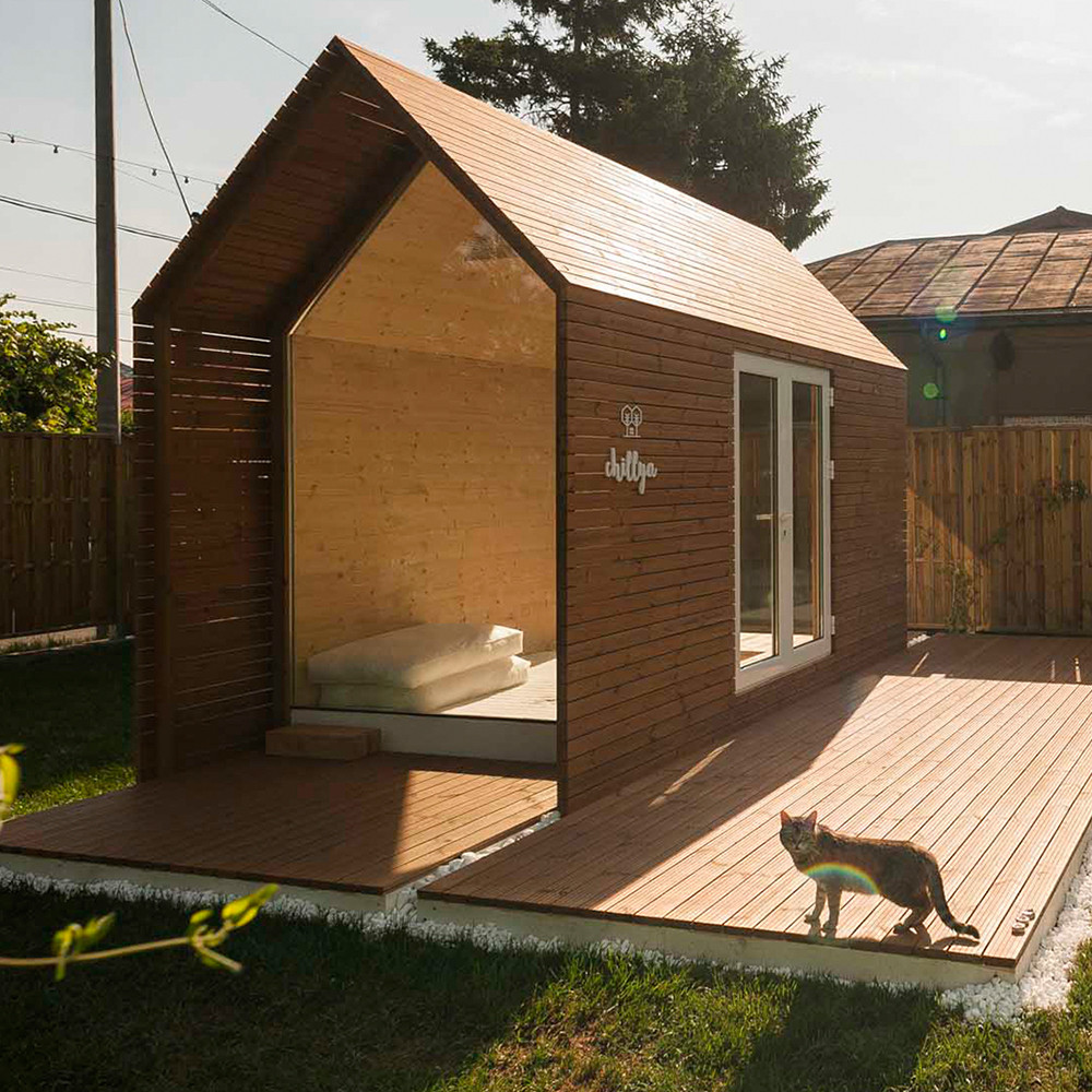 Un arhitect român a creat casa de 4,5 metri pătraţi. Construcţia durează doar patru ore