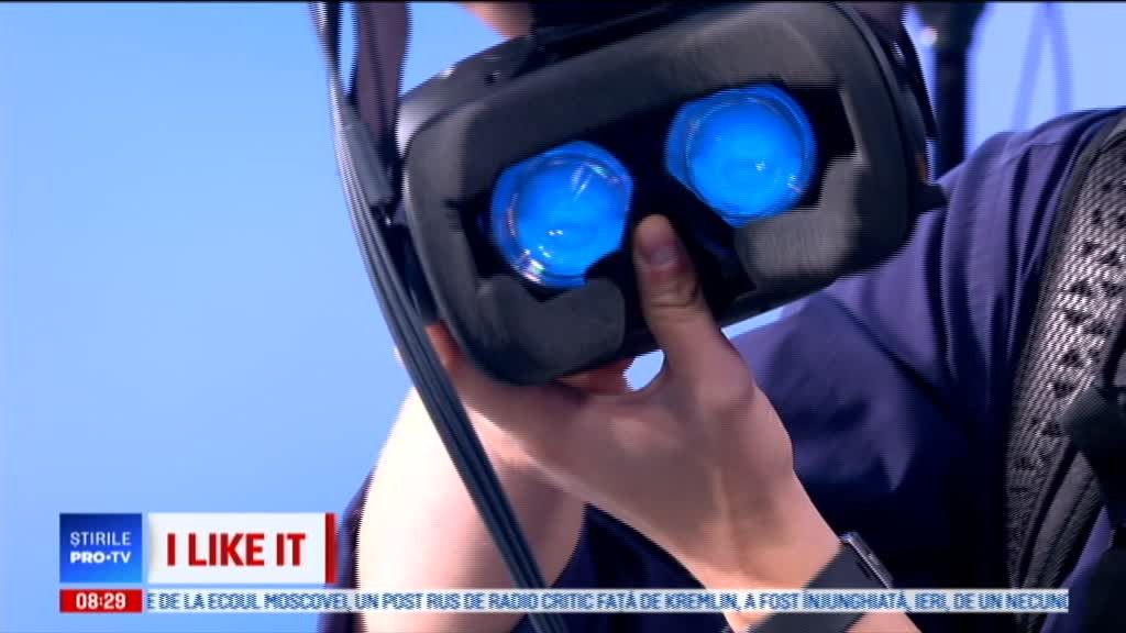 Demonstrație LIVE la iLikeIT cu un echipament de realitate virtuală