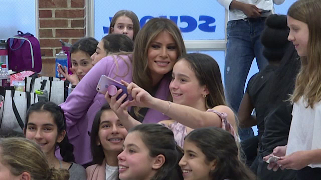 Melania, ironizată din cauza lui Donald Trump, în lupta pentru eradicarea hărțuirii