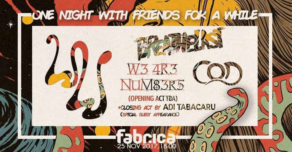 White Walls concertează alături de Breathelast, W3 4R3 NUM83R5, COD și Adi Tăbăcaru