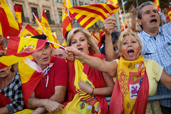 protest la Barcelona pentru unitatea Spaniei - 12