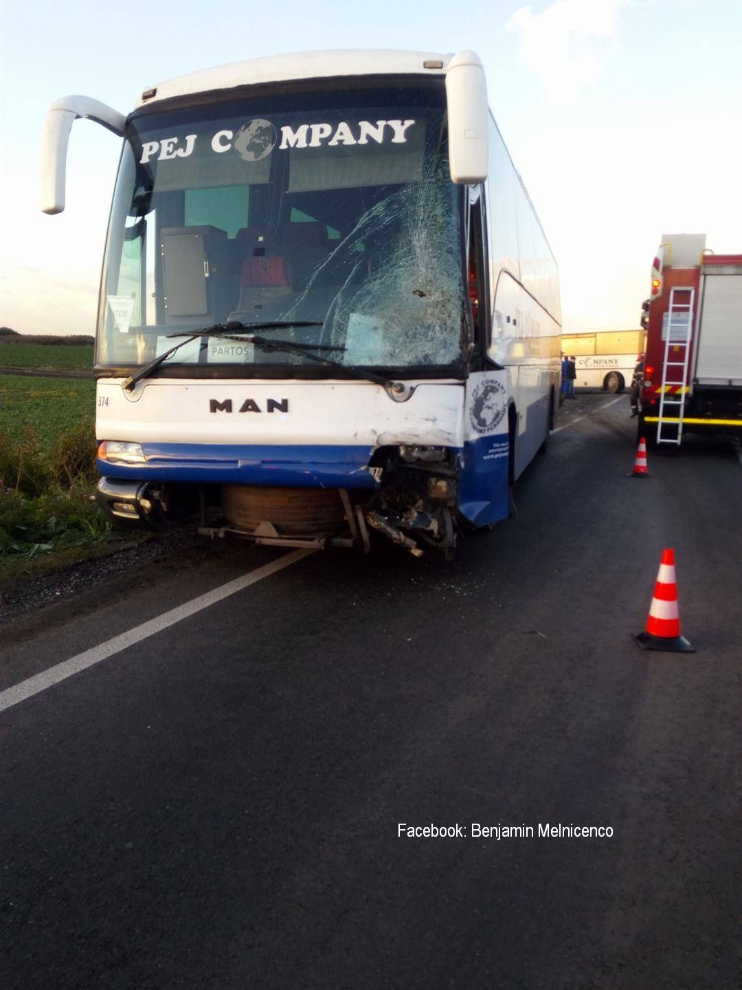 Accident grav petrecut în Timiș: 5 persoane, transportate la spital