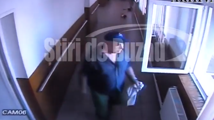 Un deţinut eliberat din puşcărie a devastat un centru social din Buzău. VIDEO