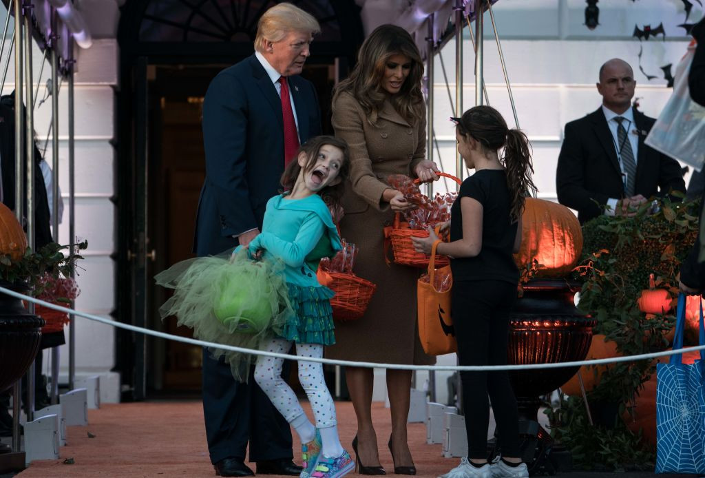 Donald Trump si Melania de Halloween