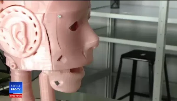Robot capabil să vorbească, proiectat de cinci studenți din Iași