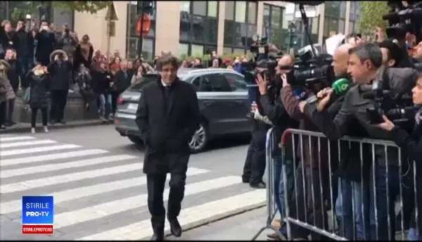 Puigdemont susține că a venit în Belgia ca să acţioneze în libertate şi siguranţă. Premier: Nu a fost invitat de Guvern