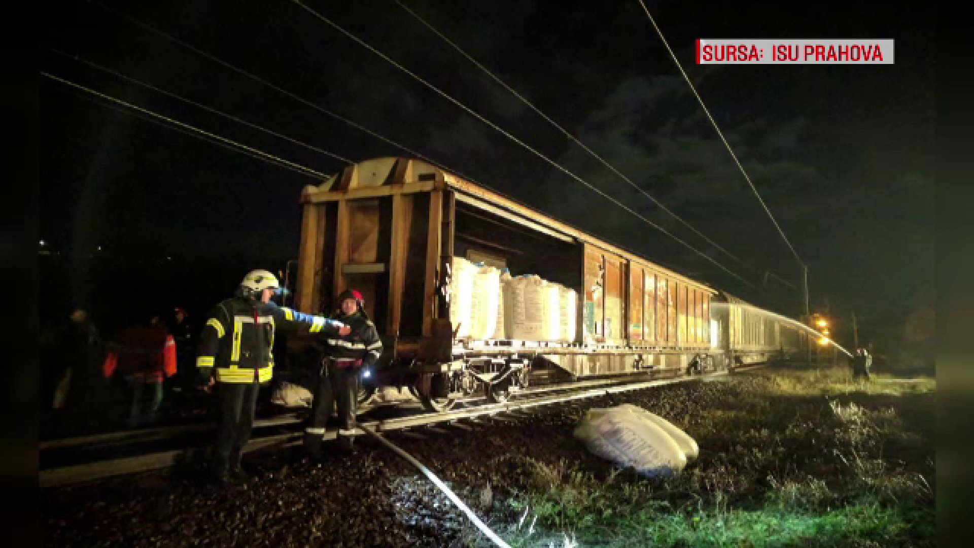 Anchetă în cazul trenului de marfă plin cu azotat de amoniu, care a fost la un pas să explodeze în gara Breaza