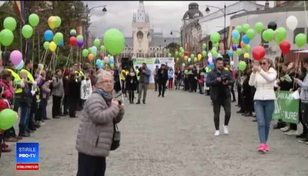 Lanț uman la Iași, în semn de protest. Primar: M-a deranjat ipocrizia celor din Parlament