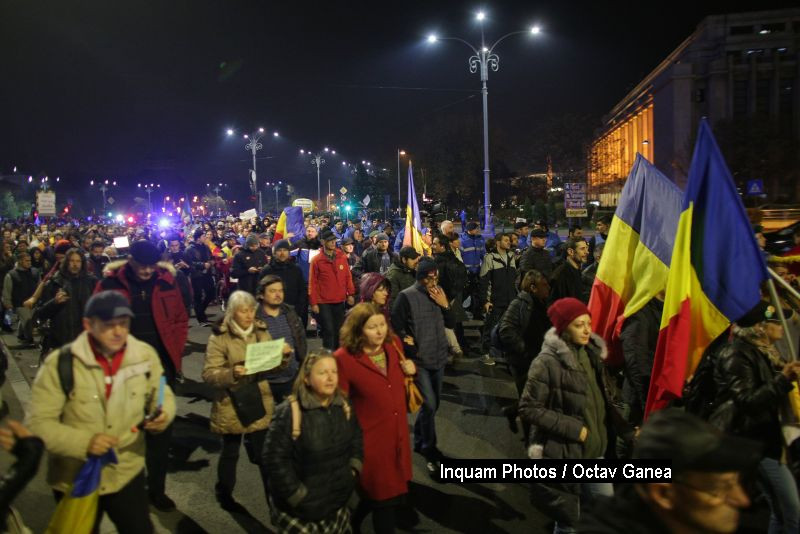 Mii de români protestează față de modificarea legilor Justiției