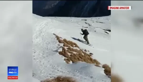 Vacanța la munte, o alegere fericită. Curajoșii au schiat, în Masivul Bucegi