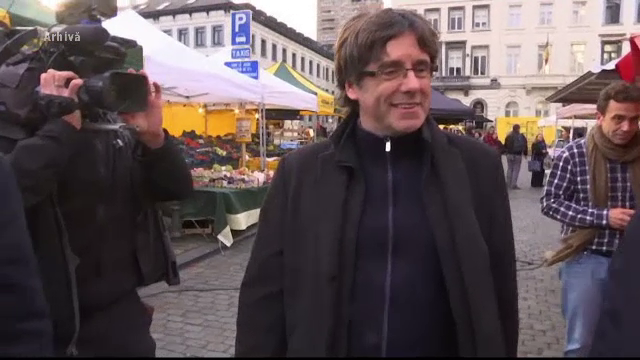 Puigdemont și alți patru foști miniștri catalani, eliberați condiționat în Bruxelles