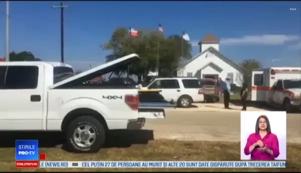 Atac armat în SUA: 26 de morți. Guvernator Texas: Cea mai mare crimă în masă