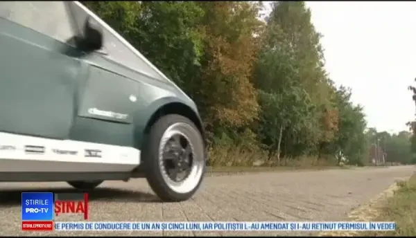 Mașina din sfeclă de zahăr și in: atinge 80 km/h și are o autonomie de 100 de km