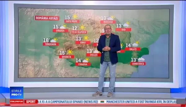 Vremea 6 noiembrie 2017. Luni, norii nu se risipesc și va ploua slab
