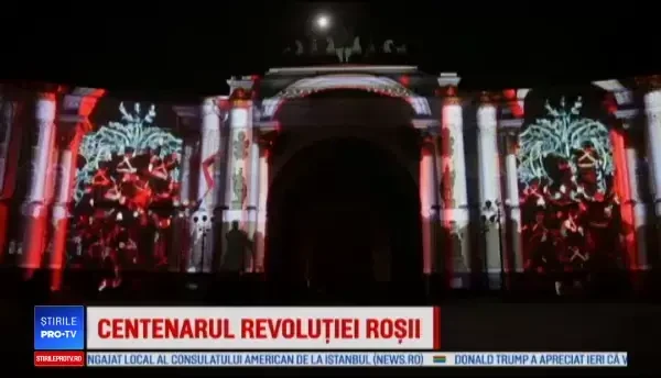 Revoluția din Rusia, marcată la Sankt Petersburg prin traseele roșii