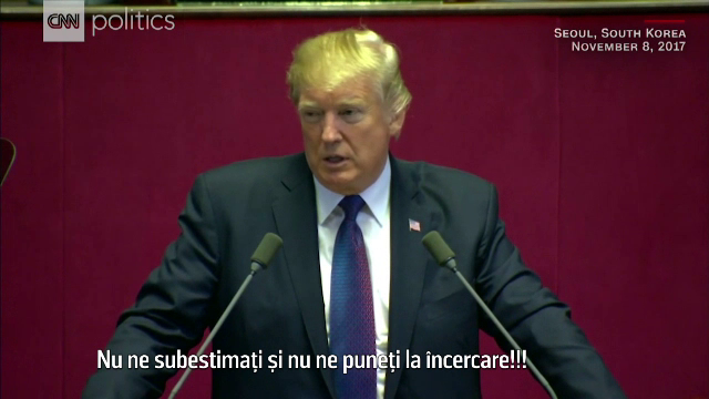 Donald Trump amenință Coreea de Nord: Nu ne subestimați