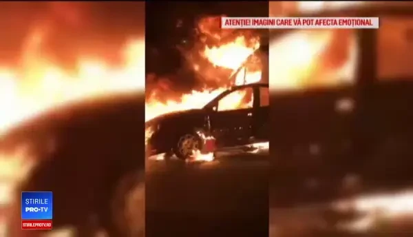 Accident grav pe strada Baicului. O femeie a ars de vie, alta a ajuns la spital