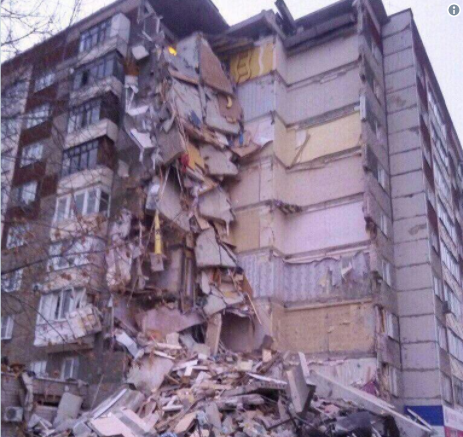 Bloc din Rusia, prăbușit parțial din cauza unei explozii: cel puțin 2 morți