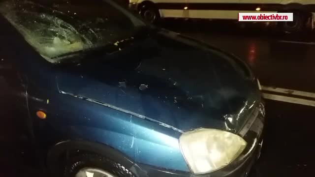 Bărbat lovit pe trecerea de pietoni, în Brăila. Accidentul a fost filmat