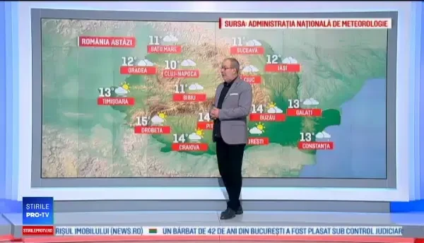 Vremea 10 noiembrie 2017. Vineri, maximele ating 16 grade C. Cum vor fi temperaturile în weekend