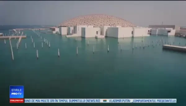 Muzeul Luvru din Abu Dhabi, inaugurat în prezența președintelui Franței