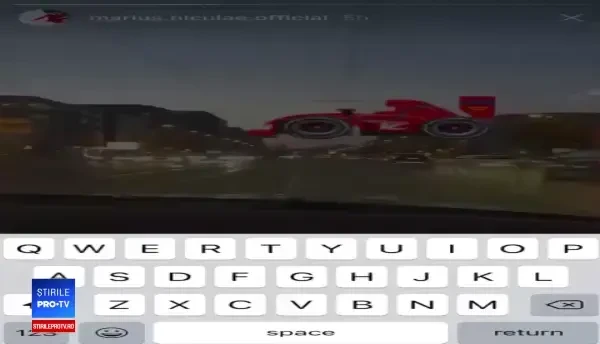 Marius Niculae s-a filmat conducând periculos prin București