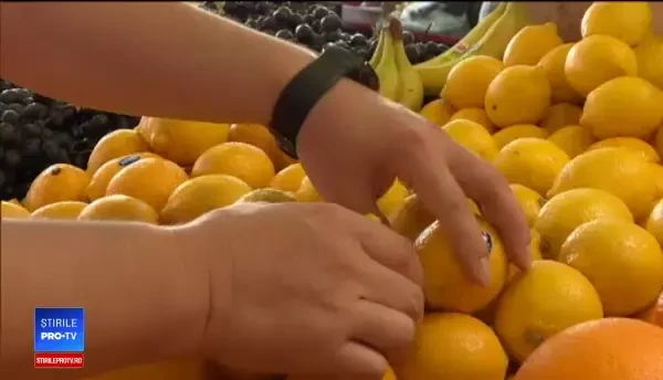ANPC a retras de la vânzare 108 kg de citrice, dintr-un hypermarket din București