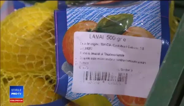 Citrice stropite cu pesticid periculos. Substanța atacă ficatul și rinichii