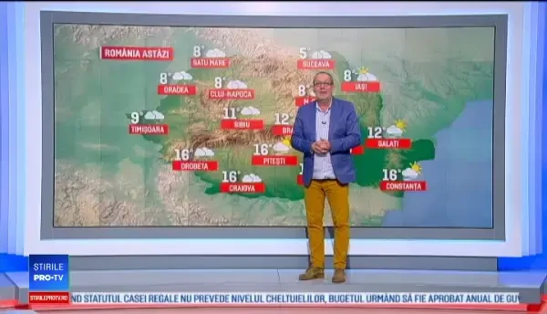Vremea începe să se răcească în toată ţara, temperaturile scad sub 10 grade