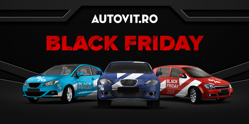 Black Friday 2017: mașini reduse cu 40% pe Autovit