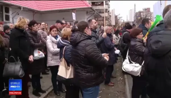 Protest al angajaților de la Aeroportul Internațional Cluj