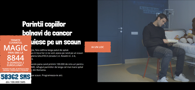 Sunt peste 75.000 de sms-uri pentru construirea MagicHome. Adelina si Cristi Chivu, alaturi de parintii copiilor bolnavi