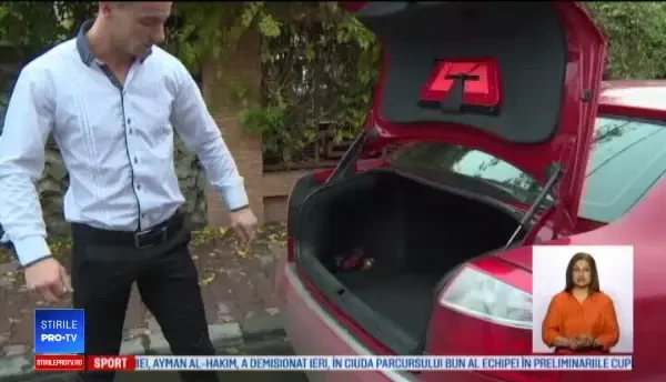 Un șofer din Gorj a rămas cu un glonț în mașină, tras de polițiști. De ce nu îl poate scoate