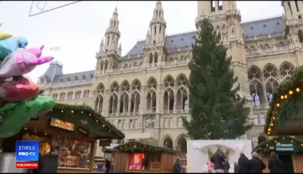 Viena, în atmosferă de sărbătoare: s-au deschis târgurile de Crăciun