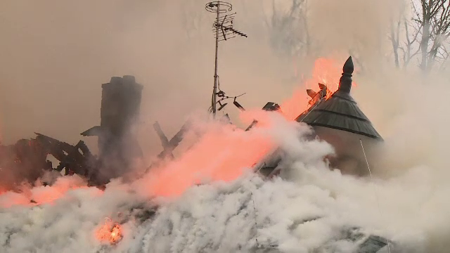 Cel mai mare restaurant de lemn din Europa Centrală, distrus de un incendiu