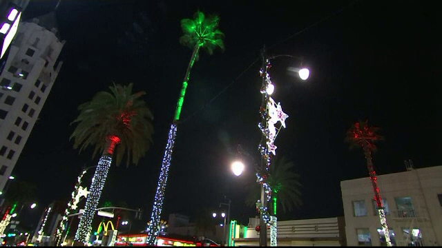Los Angeles, în prag de sărbătoare. Palmierii au înlocuit brazii de Crăciun