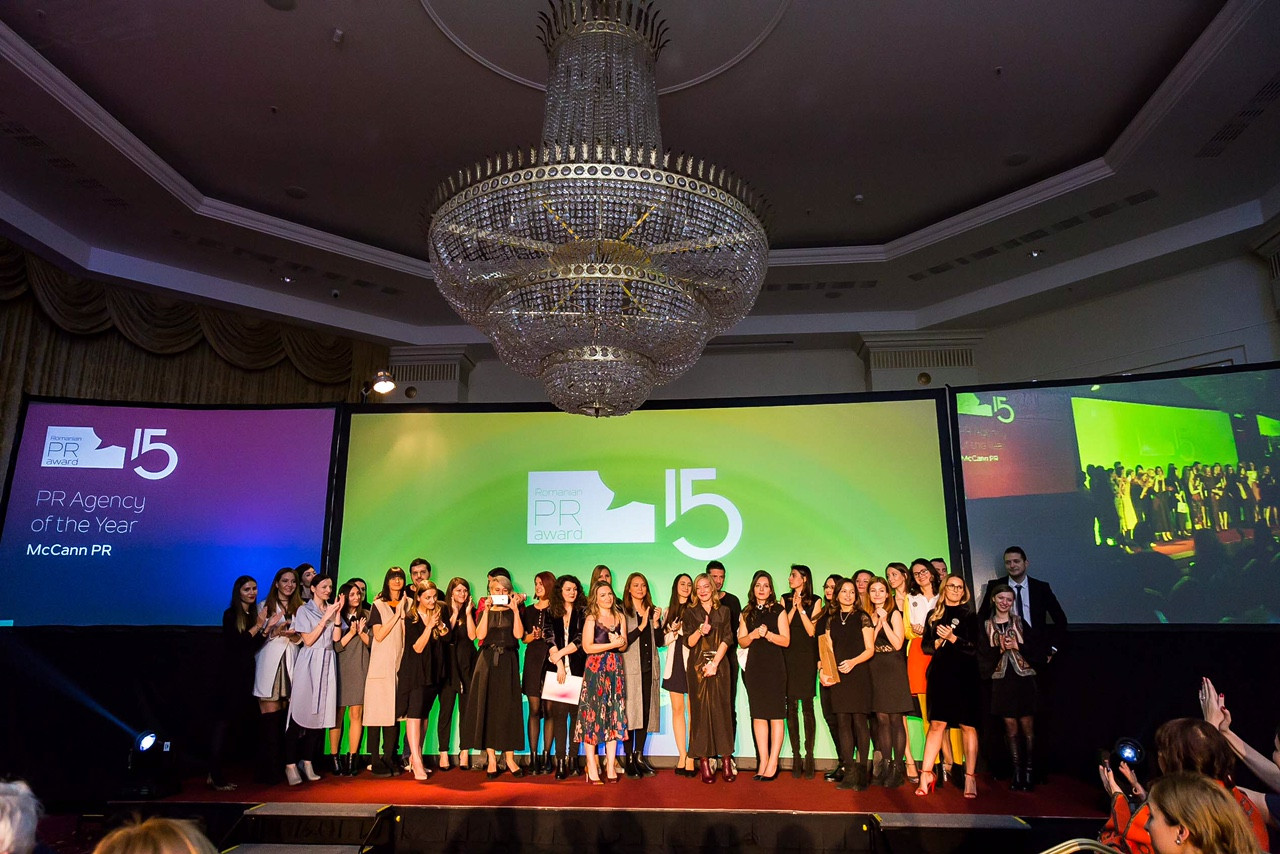 (P) McCann PR - desemnată Agenția Anului 2017 la Romanian PR Award